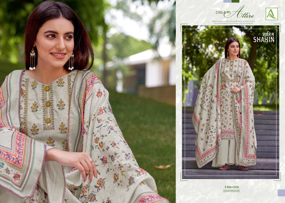 Alok Suits Shahin 836-001 to 836-010 Series 5