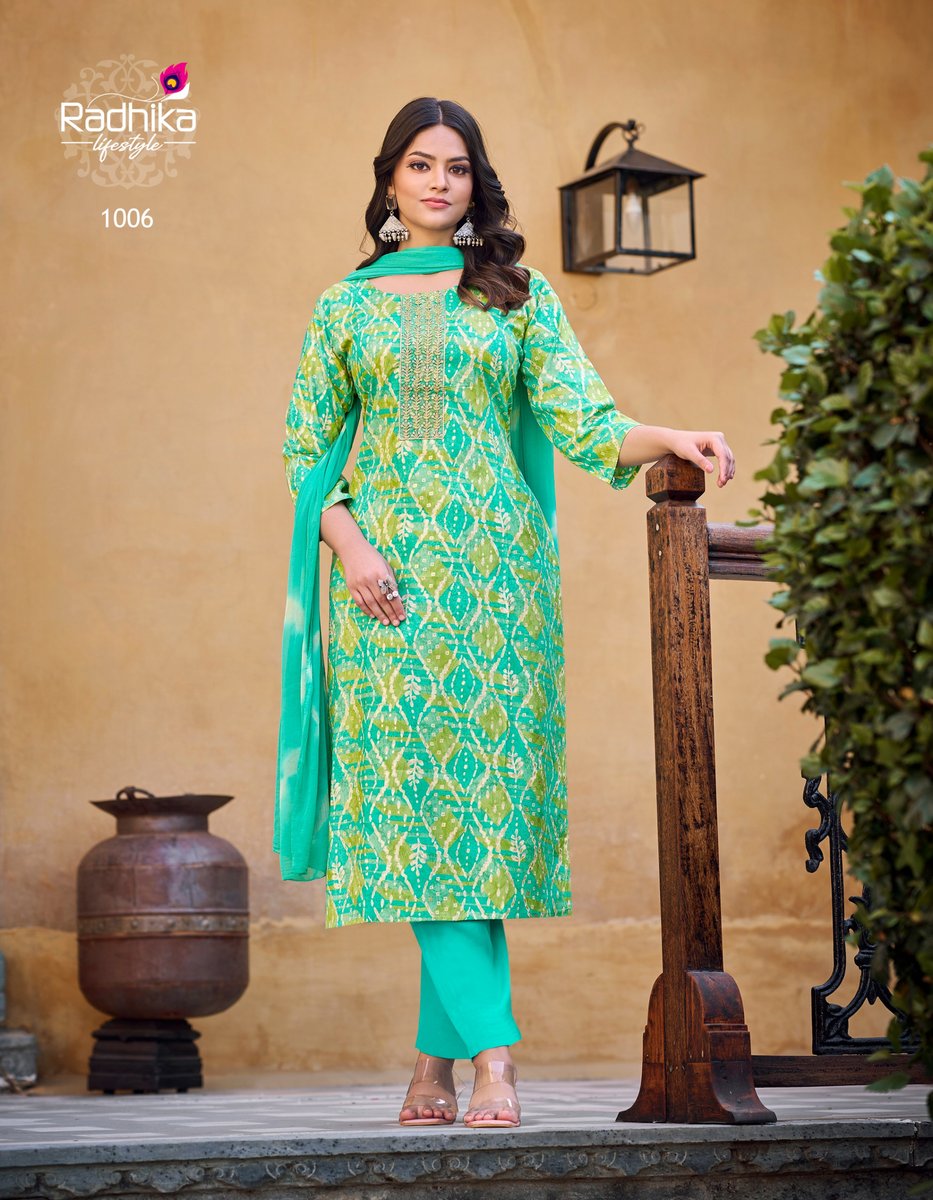 RADHIKA LIFESTYLE CASUAL VOL-1 1001 TO 1006 6