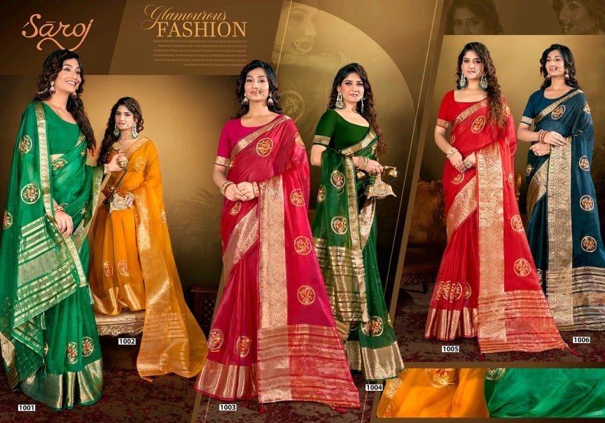 SAROJ SAREE LAILLA VOL-4 1001 TO 1006 7