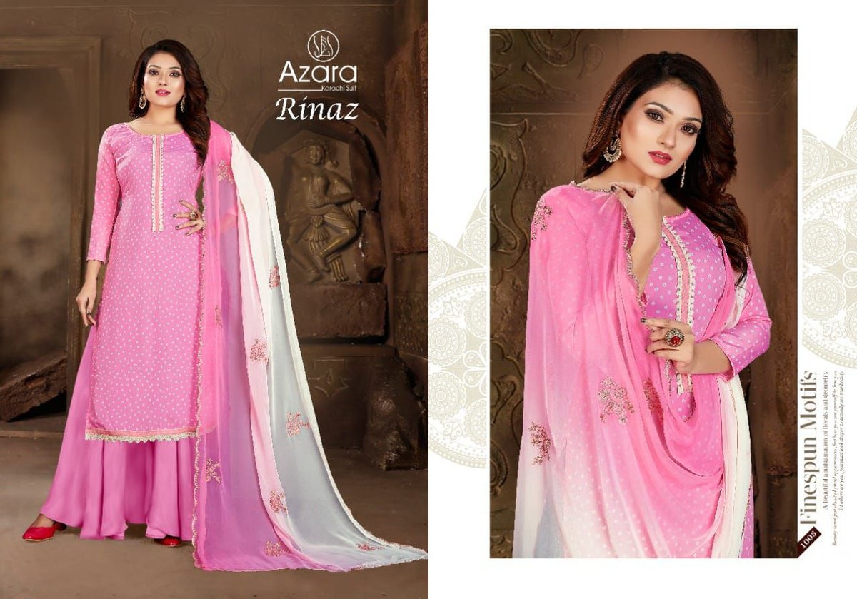 Azara Karachi Suit Rinaz 1001-1005 Series 3