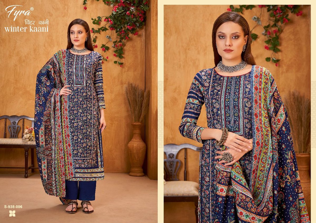 Alok Suit Fyra Winter Kaani 938-001 to 938-010 Series 6