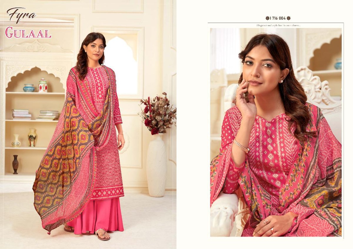 Alok Suits Fyra Gulaal 1716-001 to 1716-010 Series 4
