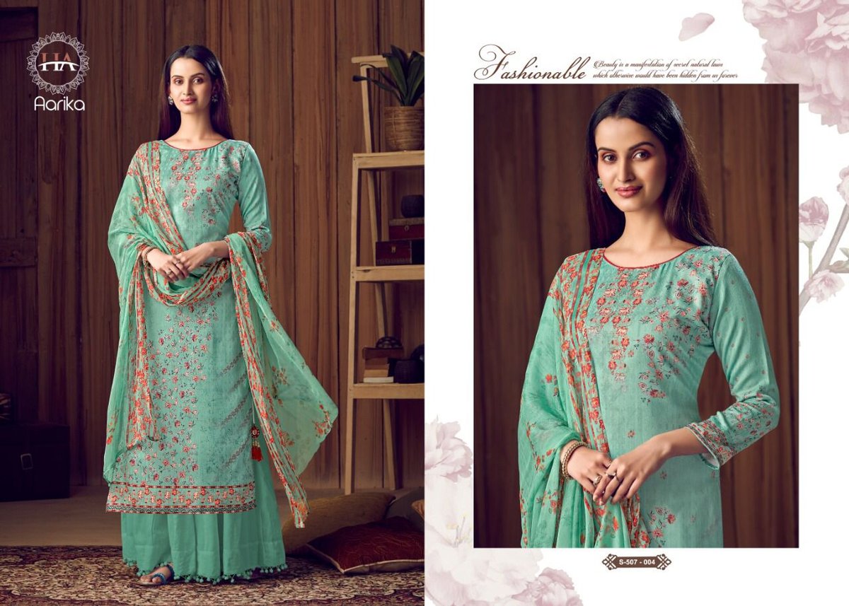 Harshit Fashion Aarika Edition Vol-2 507-001 to 507-010 Series 4