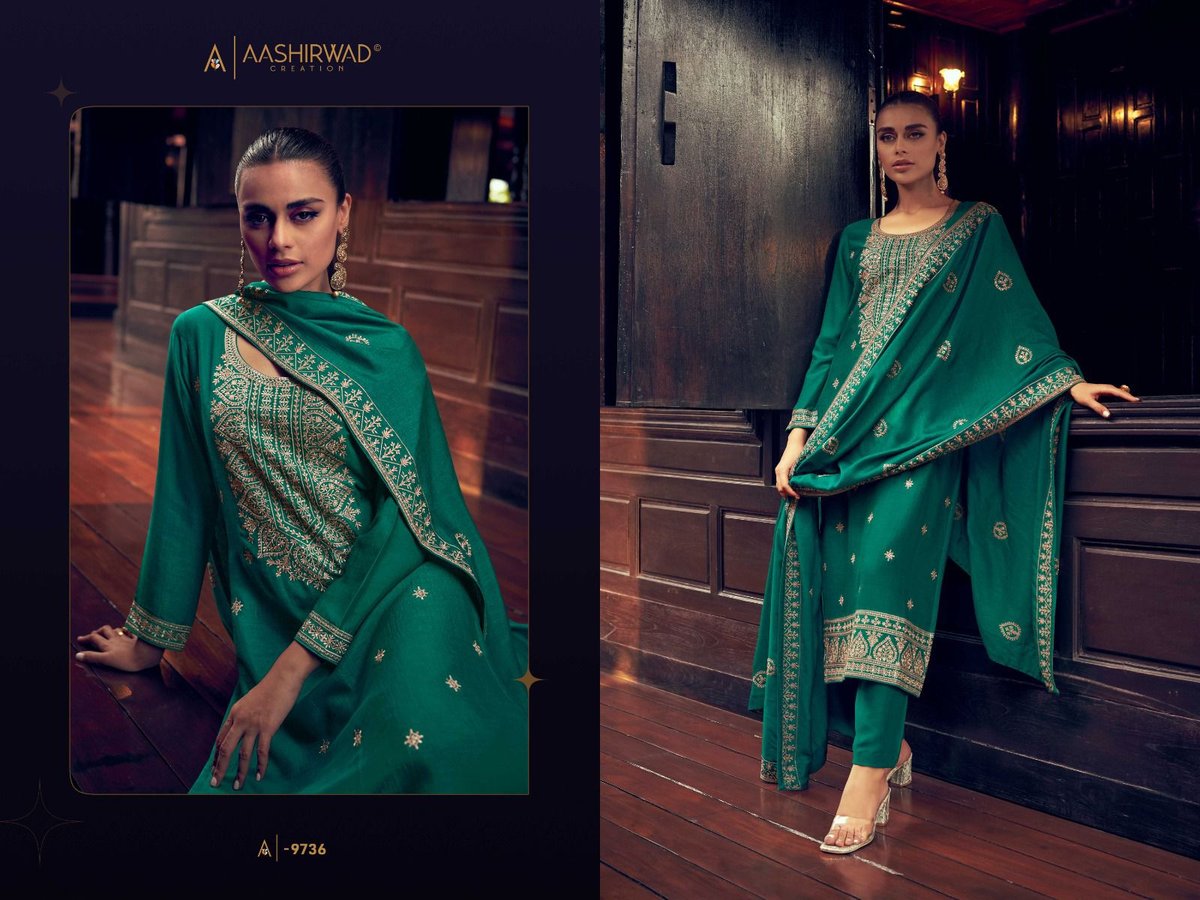 Aashirwad Creation Tulip 9733-9738 Series 4