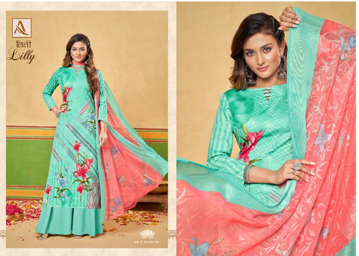 Alok Suit Lilly 965-001 to 965-008 Series 3