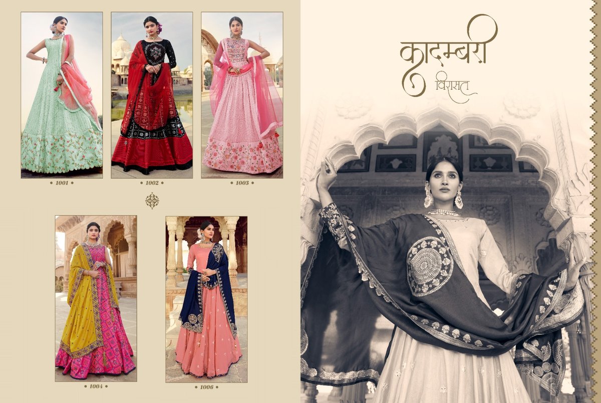 Virasat Gowns Kadambari 1001-1006 Series 6