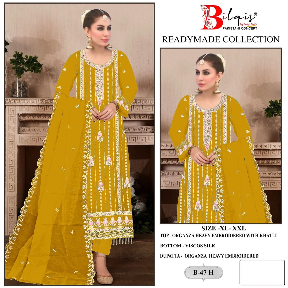 BILQIS READYMADE COLLECTION B-47-E TO B-47-H 4