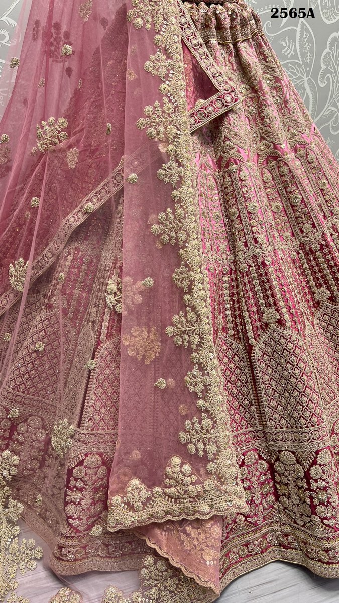Anjani Art Bridal Lehenga Choli 2565 Colors 4