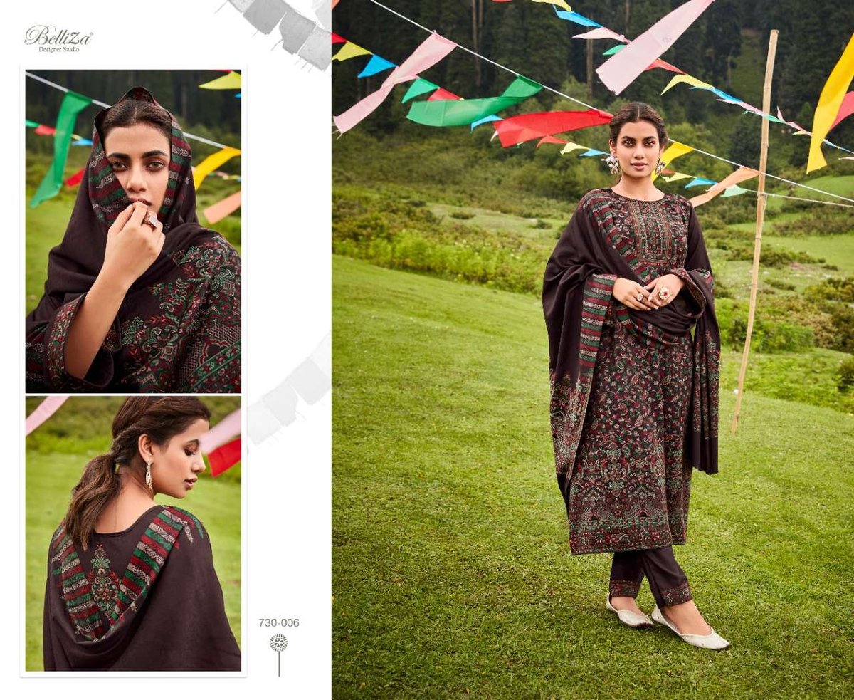 Belliza Designer Nazma 730-001 to 730-008 Series 6