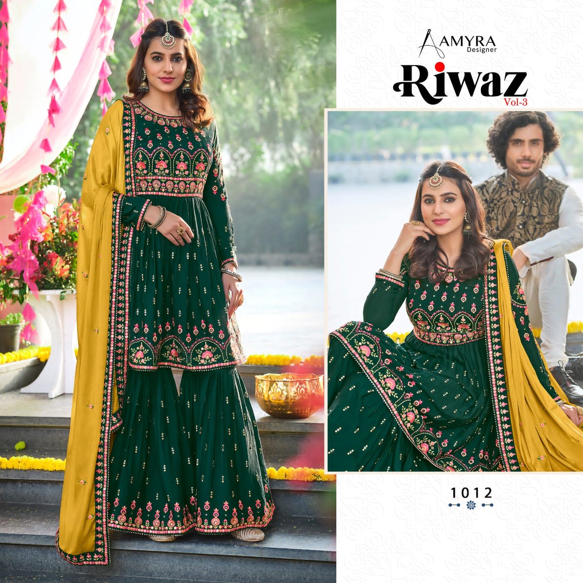 Aamyra Designer Riwaz Vol-3 1009-1012 Series 4