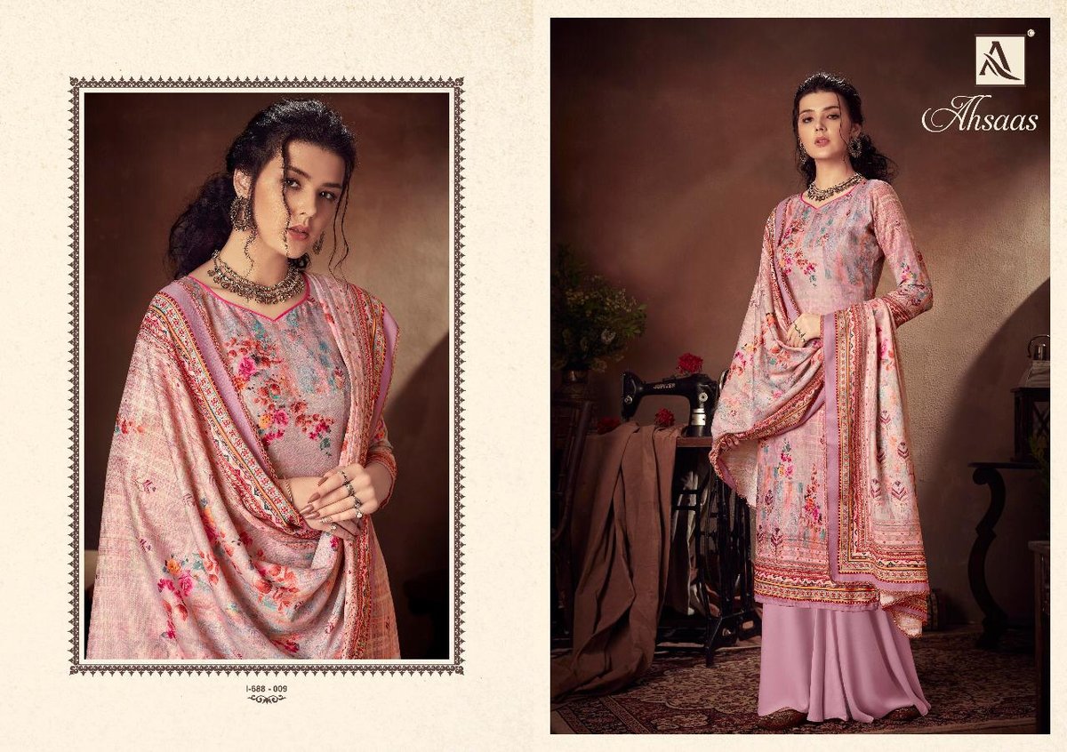 Alok Suits Ahsaas 688-001 to 688-010 Series 9