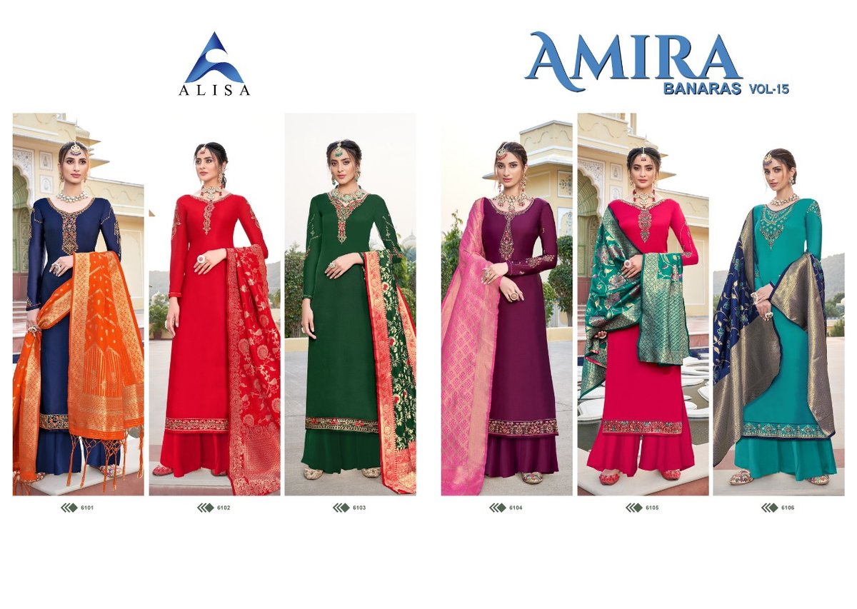 Alisa Fashion Amira Vol-15 6101-6106 Series 7