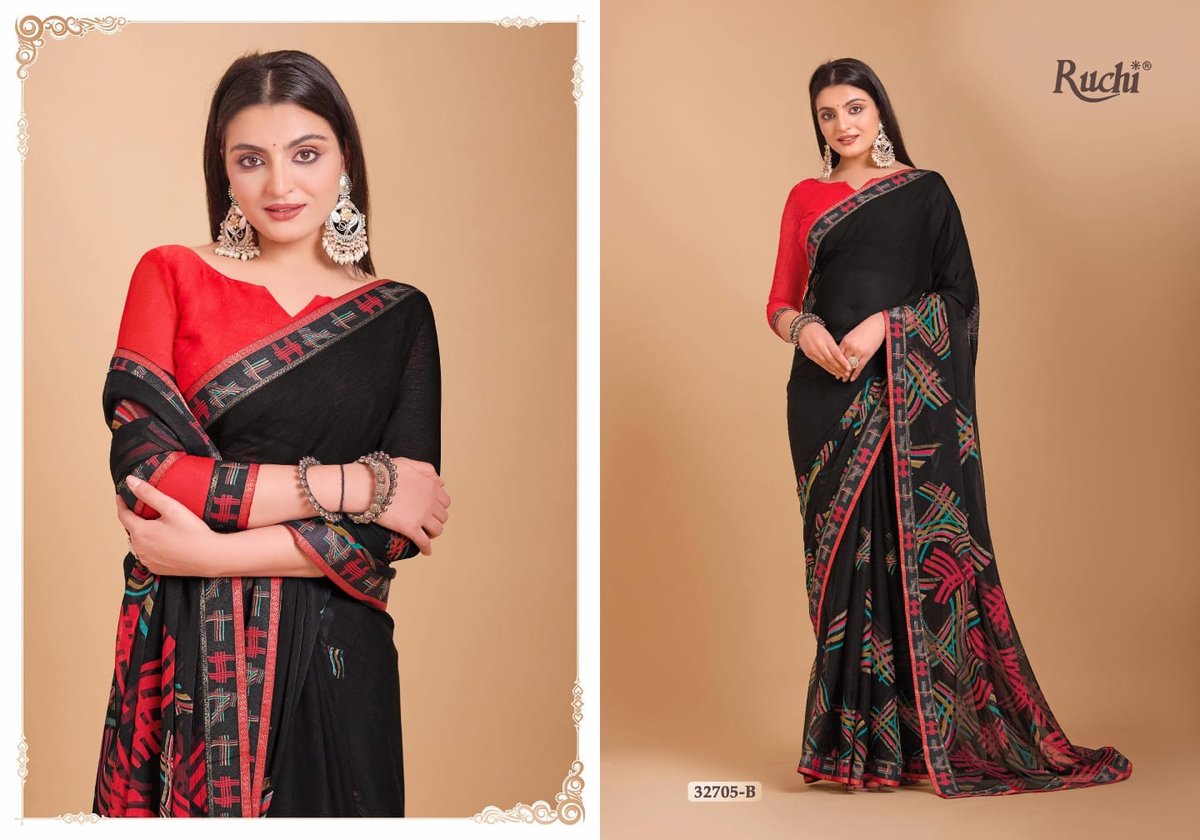 RUCHI SAREE VANILLA 32701-A TO 32706-B 10