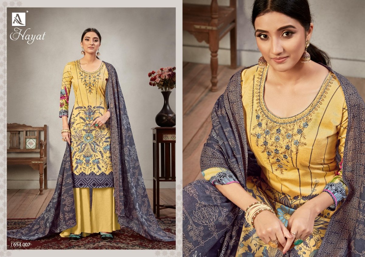 Alok Suits Hayat 654-001-654-008 Series 7