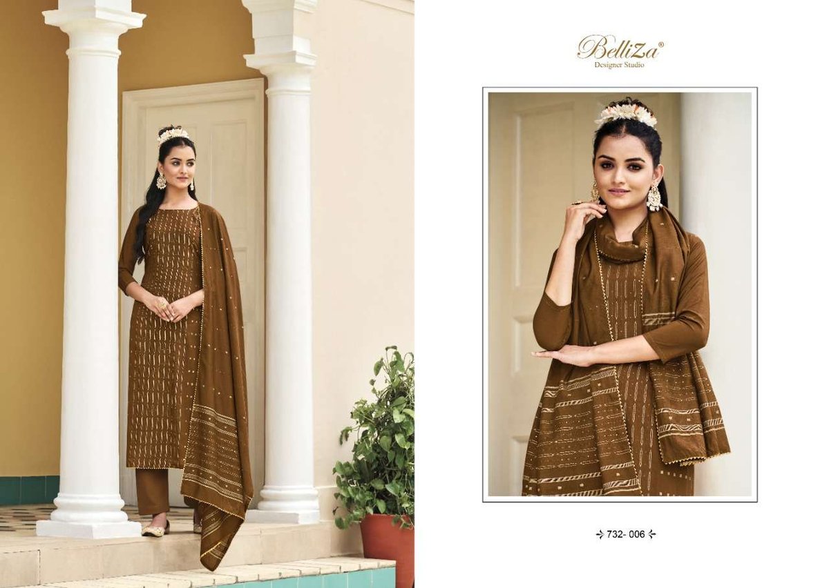 Belliza Designer Nimrat 732-001 to 732-006 Series 6