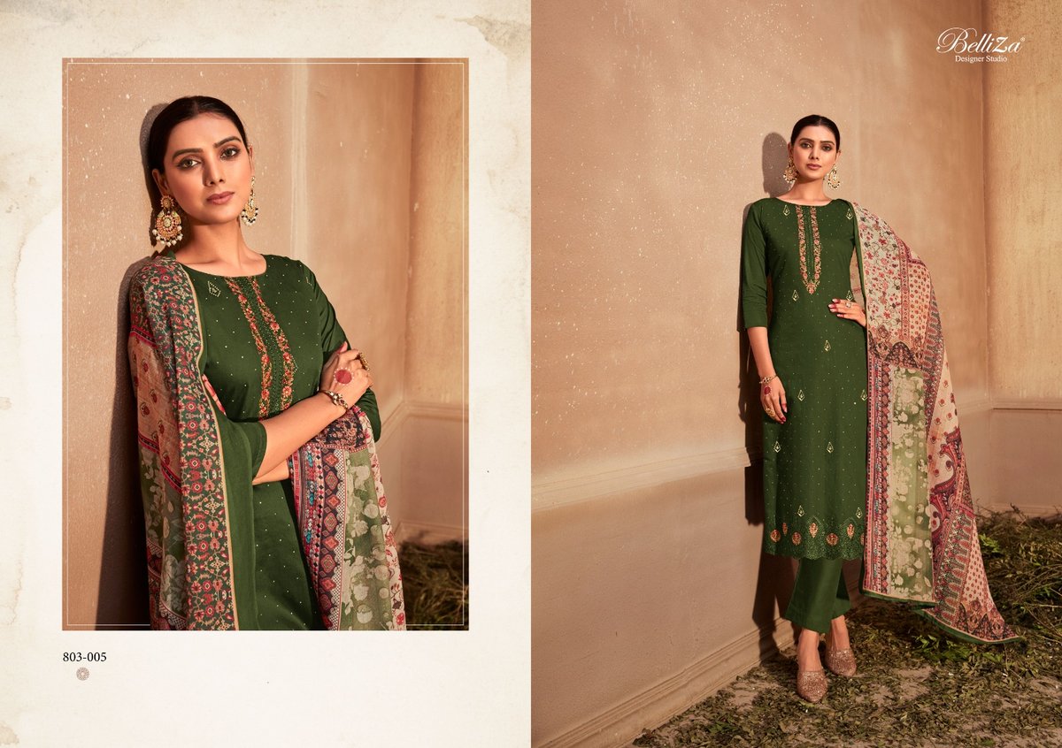 Belliza Designer Gulzaar 803-001 to 803-008 Series 5