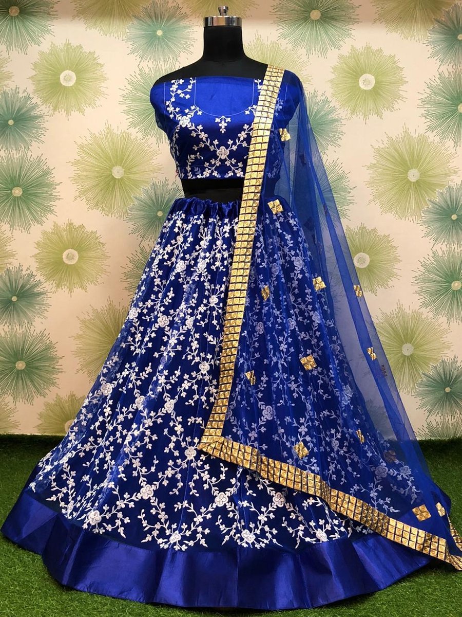 Bollywood Designer  Embroidered Lehenga RC-186 Colors 4