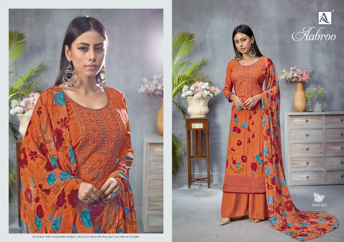 Alok Suits Aabroo 695-001-695-010 Series 5