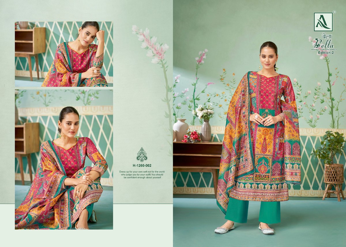 Alok Suit Bella Vol-2 1260-001 to 1260-006 Series 2