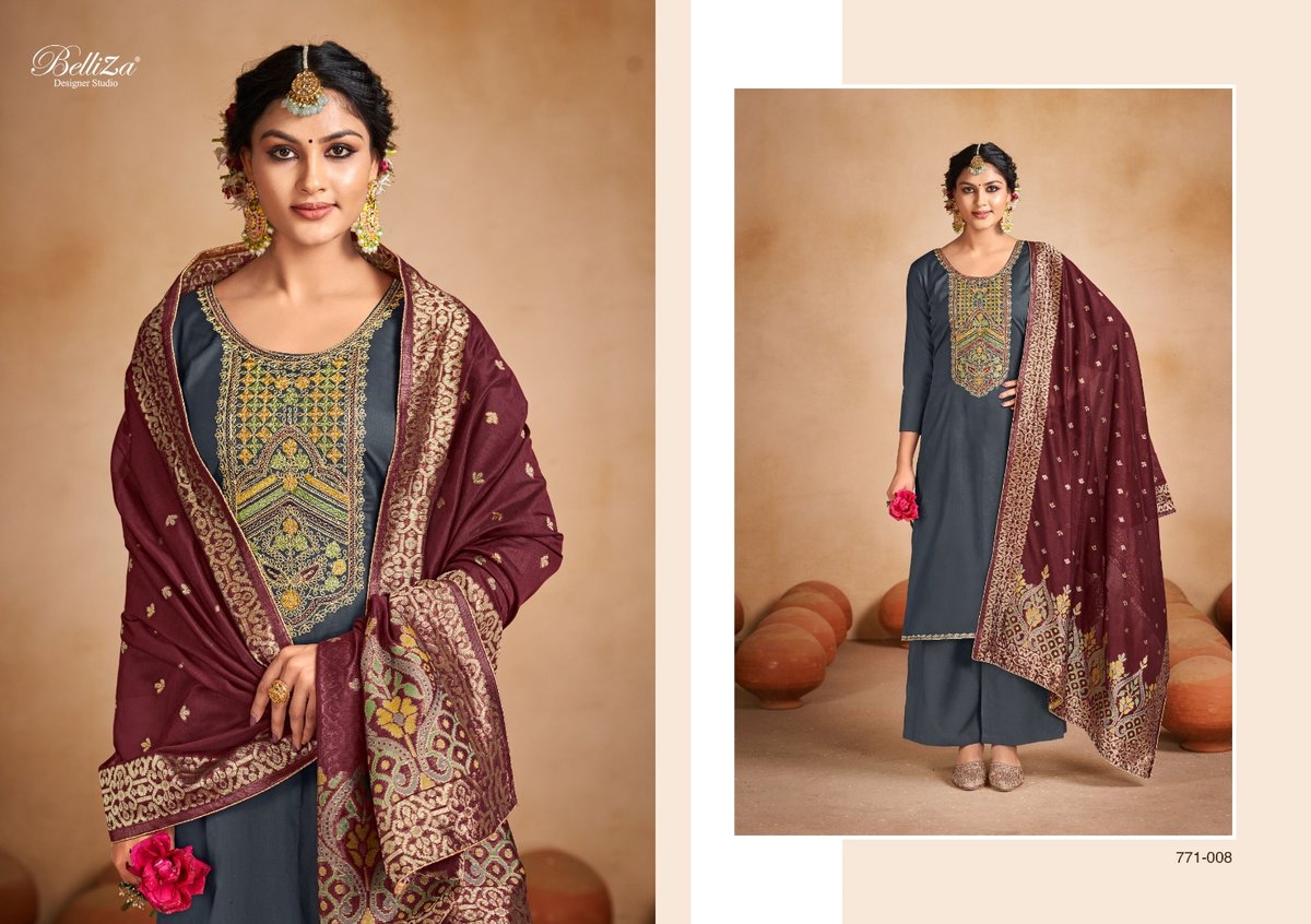Belliza Designer Saadgi 771-001 to 771-008 Series 8