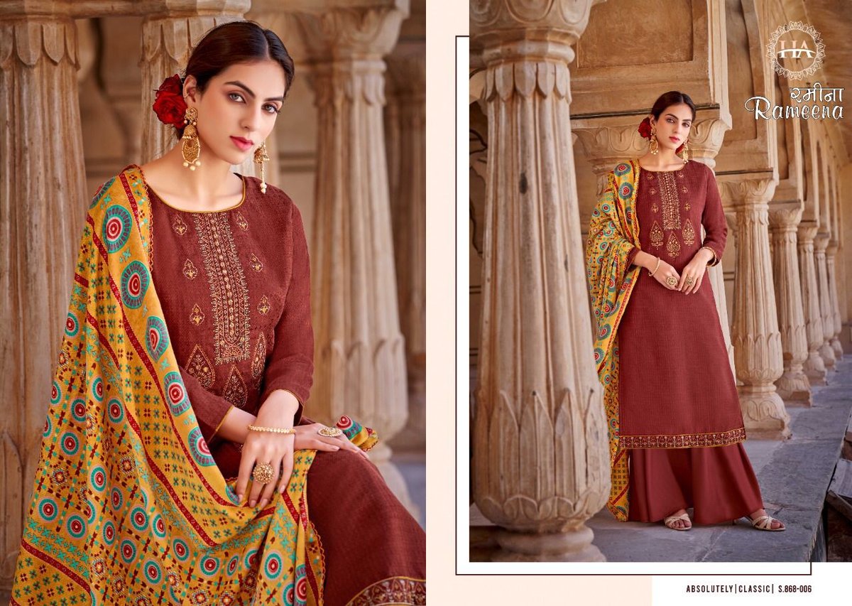 Harshit Fashion Rameena 868-001 to 868-010 Series 6