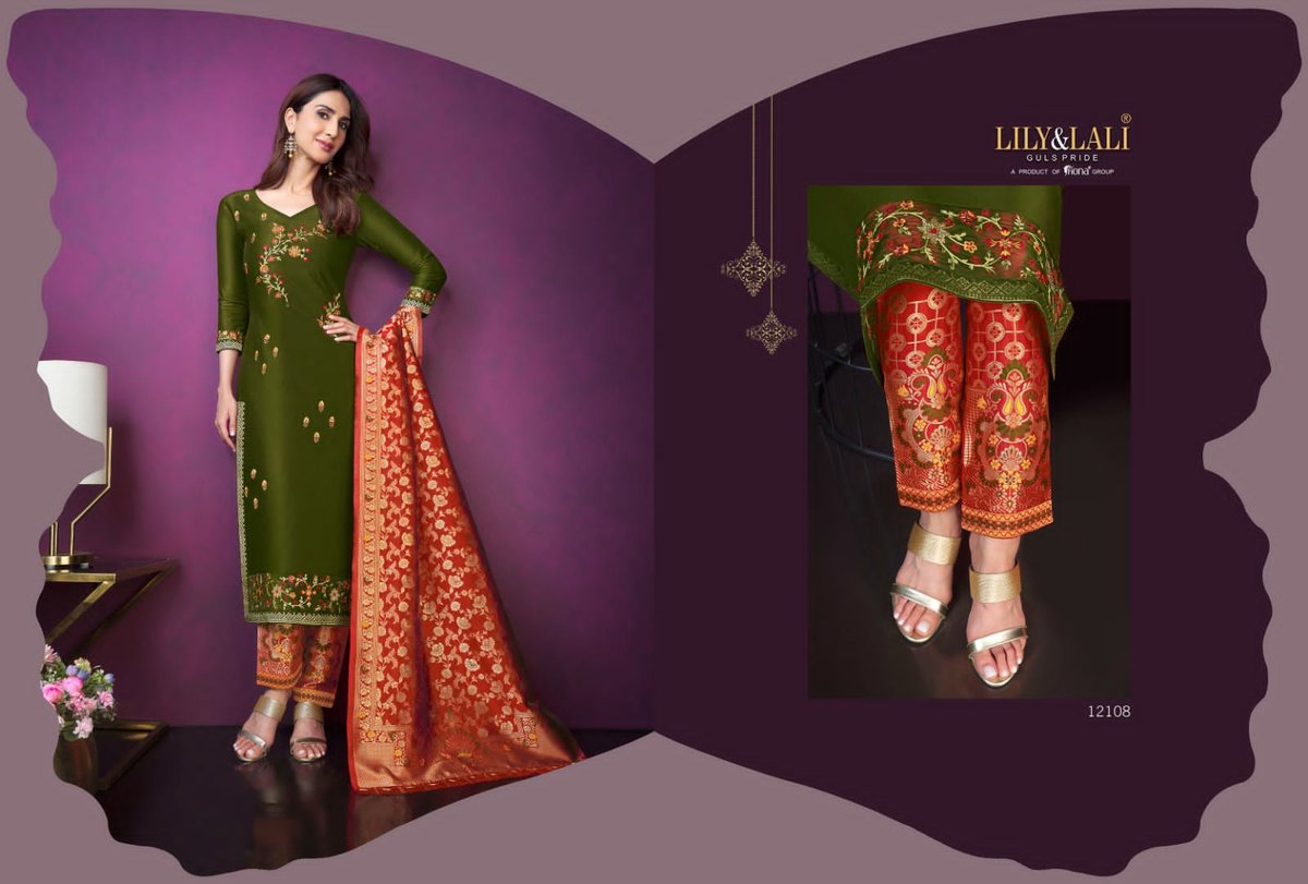 Lily & Lali Meenakari Vol-3 12101-12108 Series 8