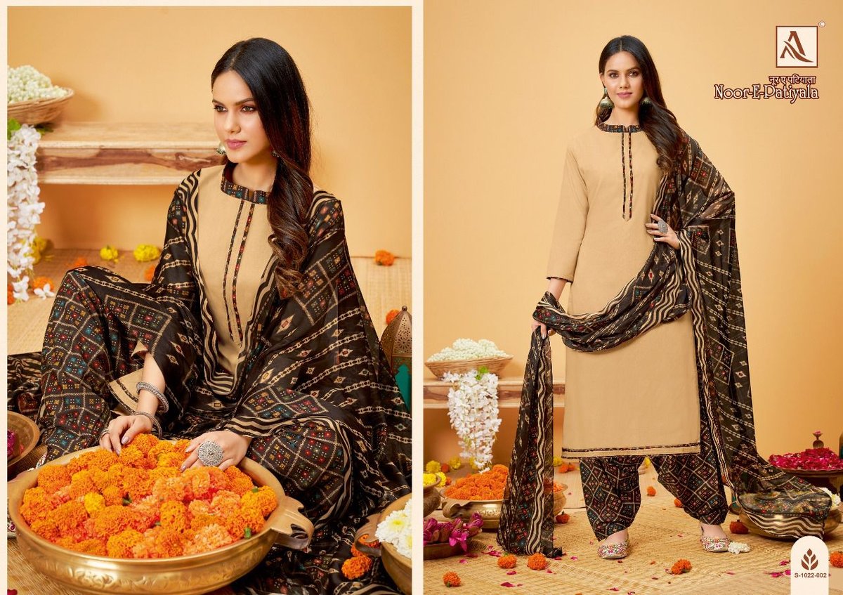 Alok Suit Noor-E-Patiyala 1022-001 to 1022-008 Series 2