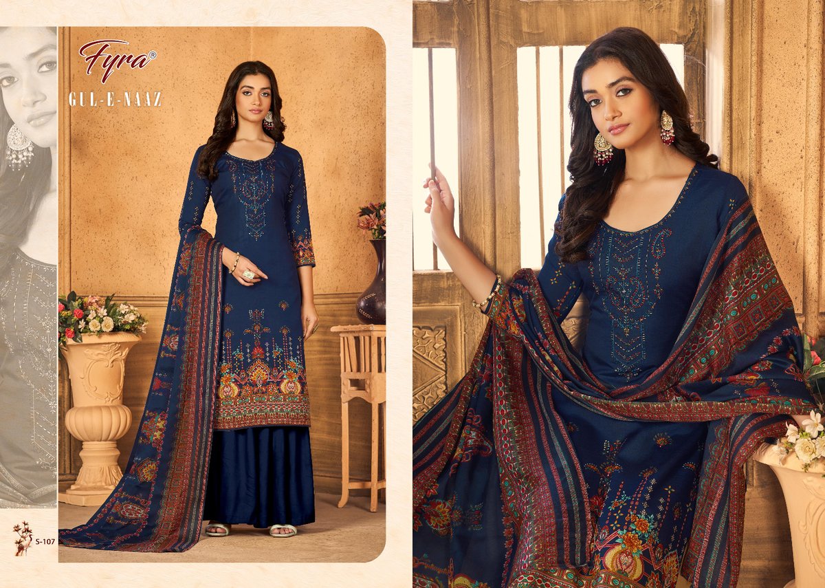 Alok Suit Fyra Gul-E-Naaz 101-110 Series 7