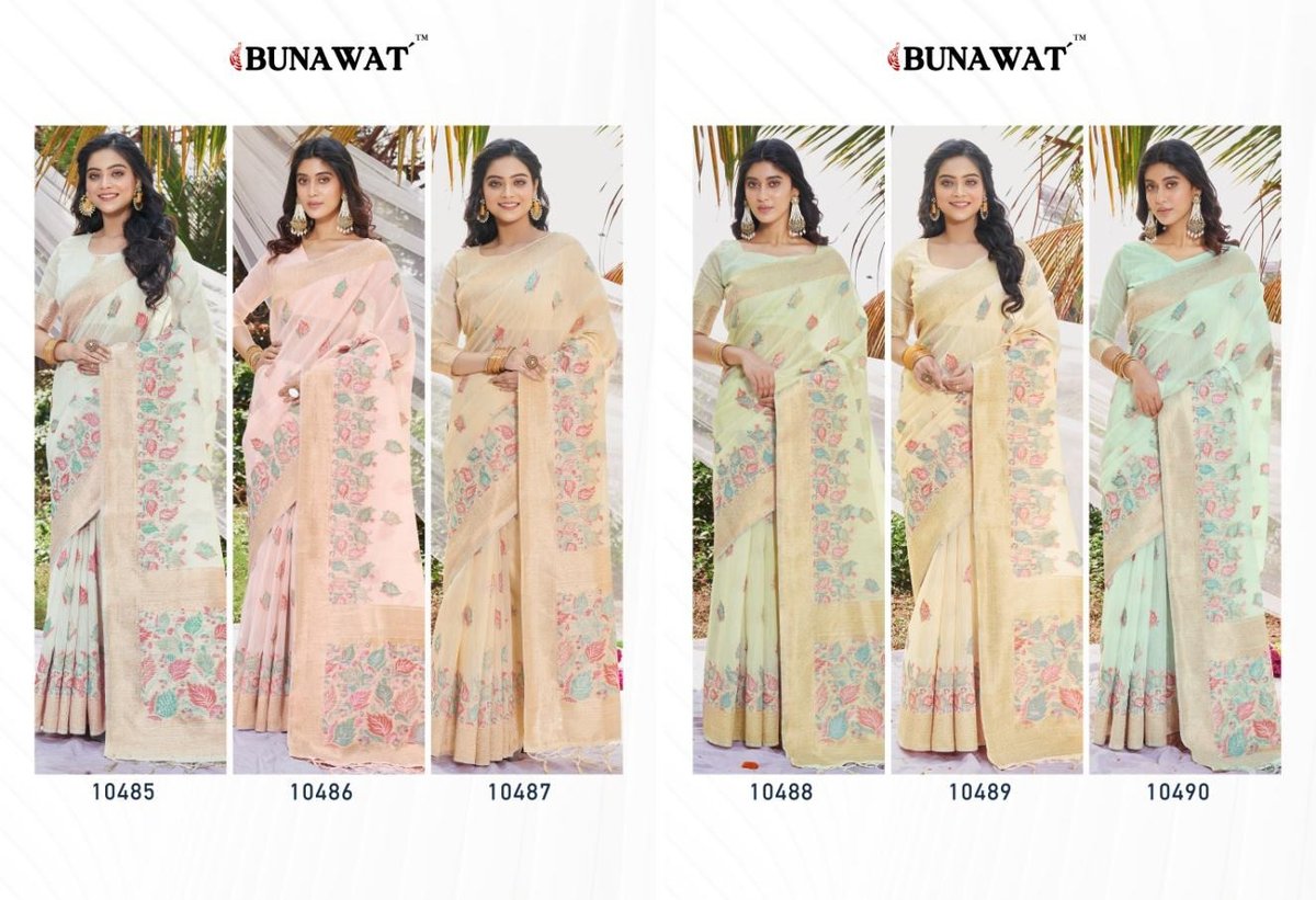 BUNAWAT FEMINA COTTON VOL-02 10485 TO 10490 7