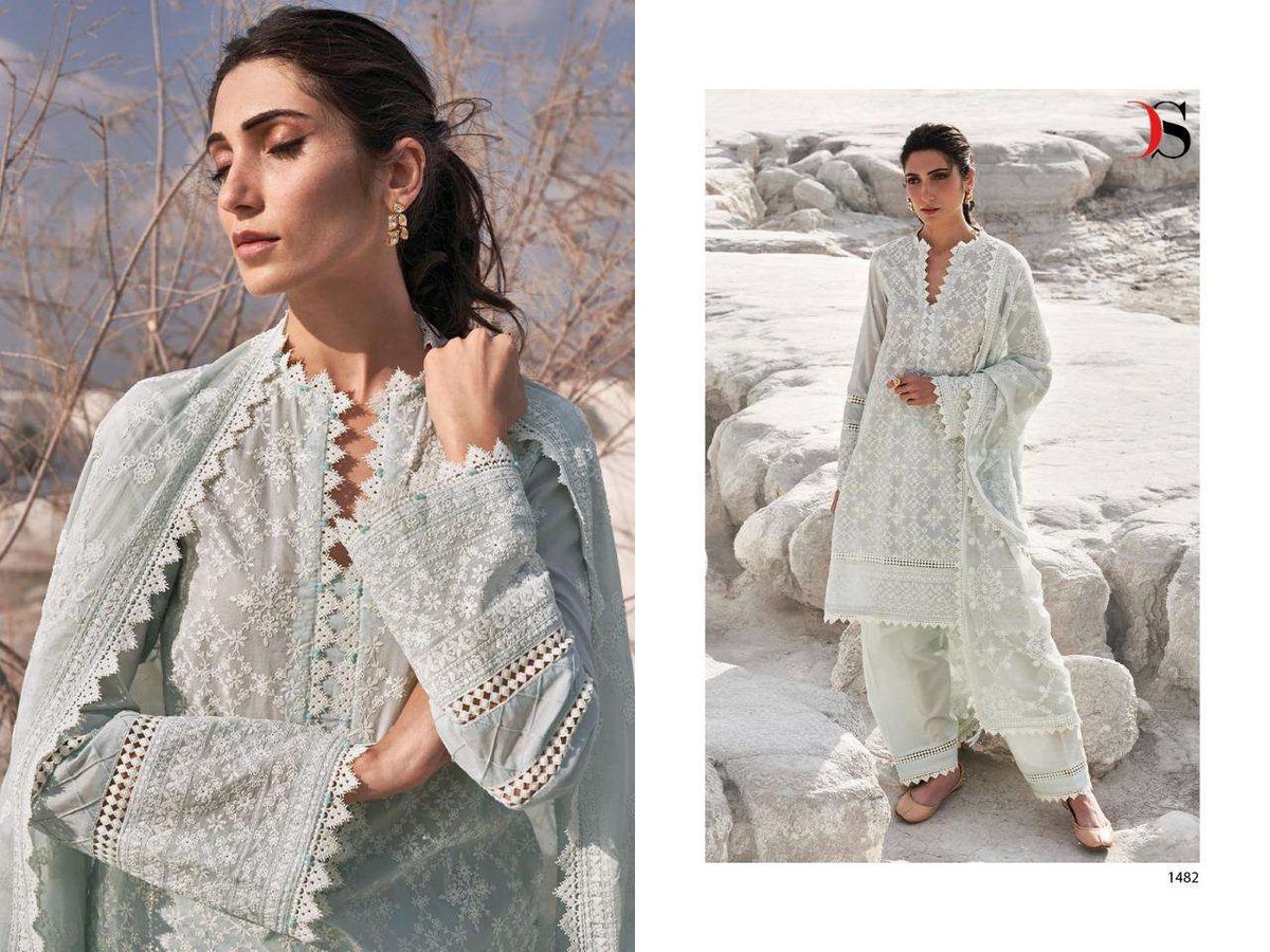 Deepsy Suits Lawnkari Vol-22 1481-1487 Series 2
