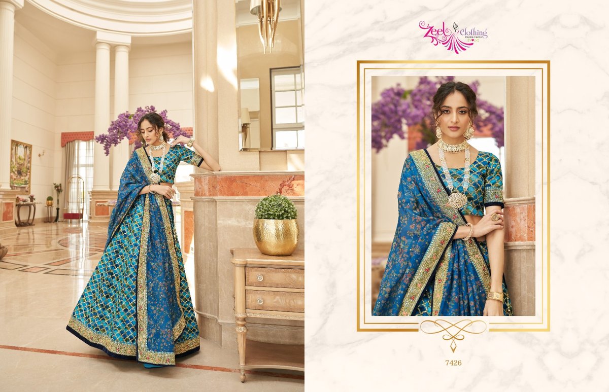Zeel Clothing Cultural Vol-2 7419-7428 Series 8