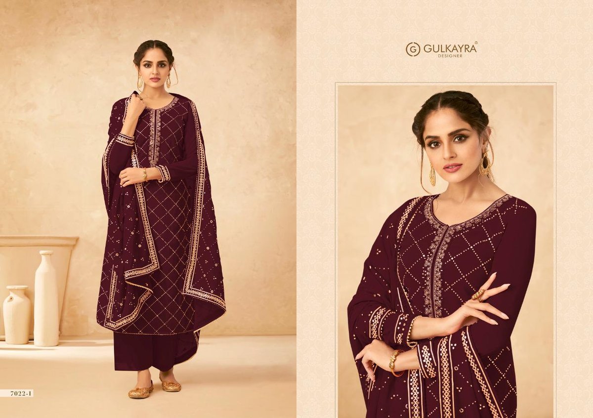 Gulkayra Designer Anvi Gold 7022 Colors 5