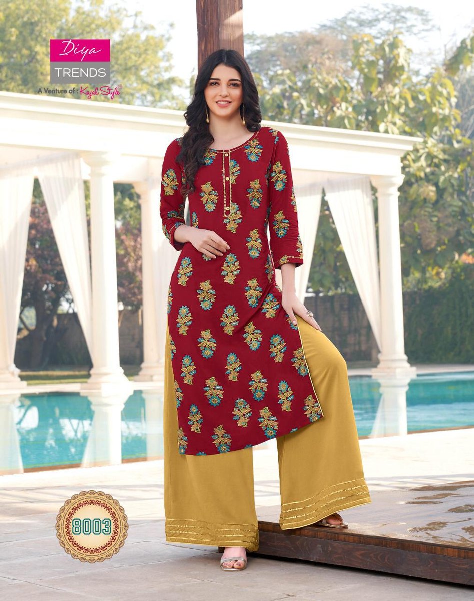 Diya Trendz Biba's Vol-8 8001-8014 Series 3