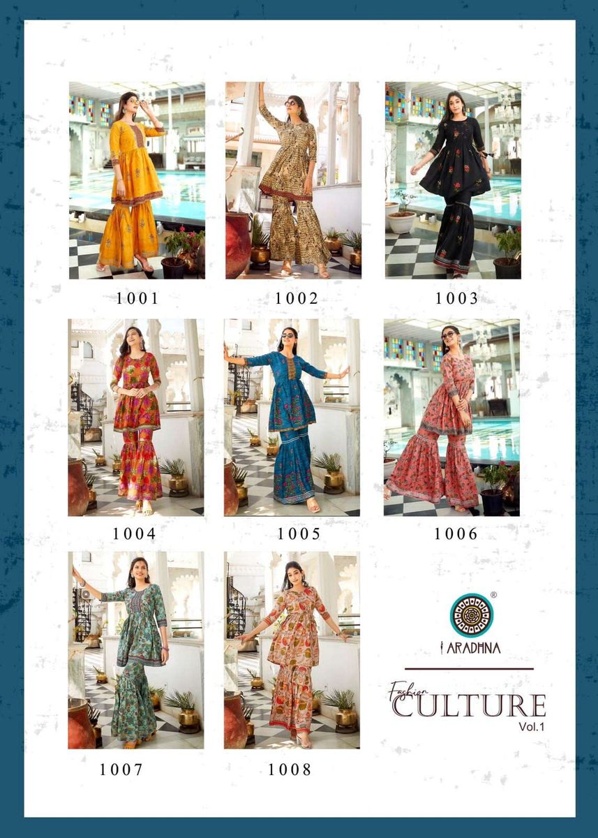 Aradhna Fashion Culture Vol-1 1001-1008 Series 9