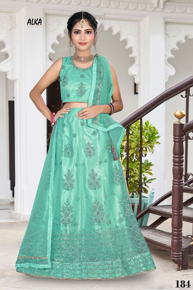 Alka Kidswear Lehenga Vol-19 183-186 Series 2