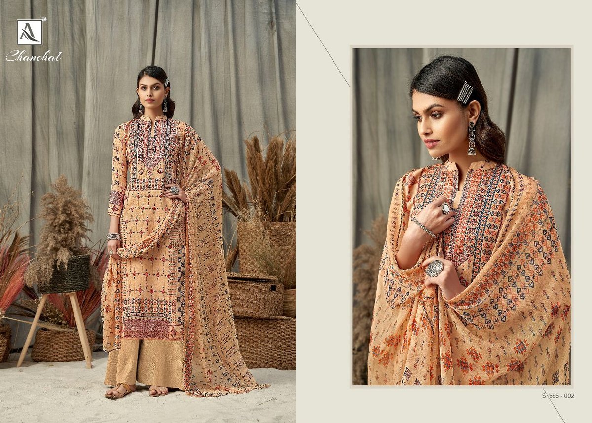 Alok Suit Chanchal 586-001 to 586-010 Series 2