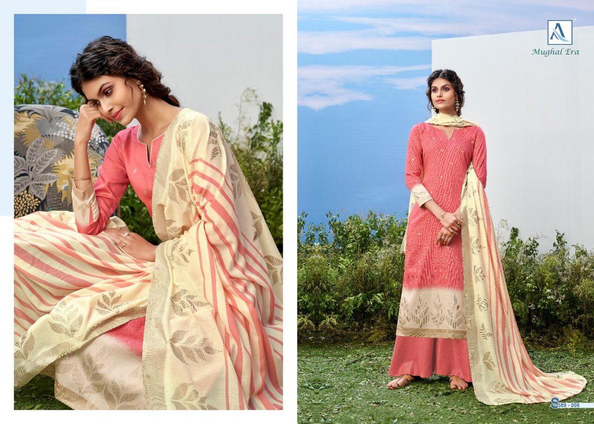 Alok Suits Mughal Era 589-001 to 589-010 Series 8