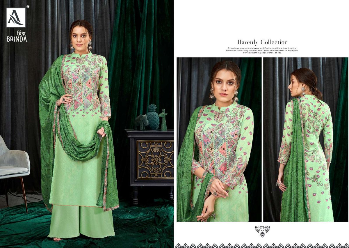 Alok Suit Brinda 1076-001 to 1076-006 Series 5