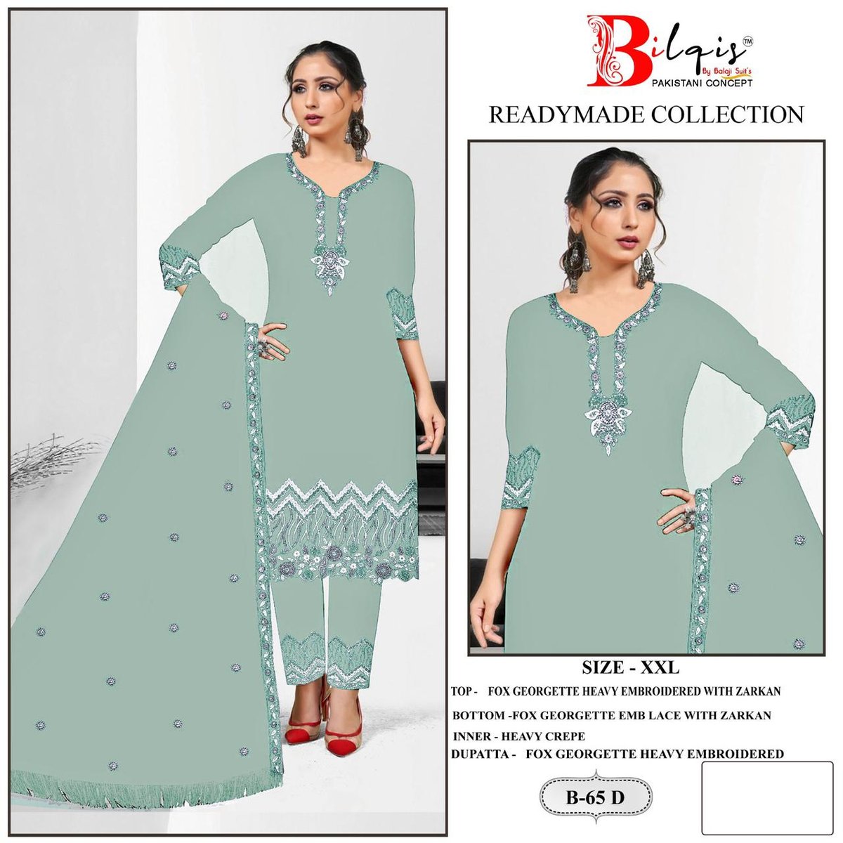 BILQIS READYMADE COLLECTION B-65-A TO B-65-D 4