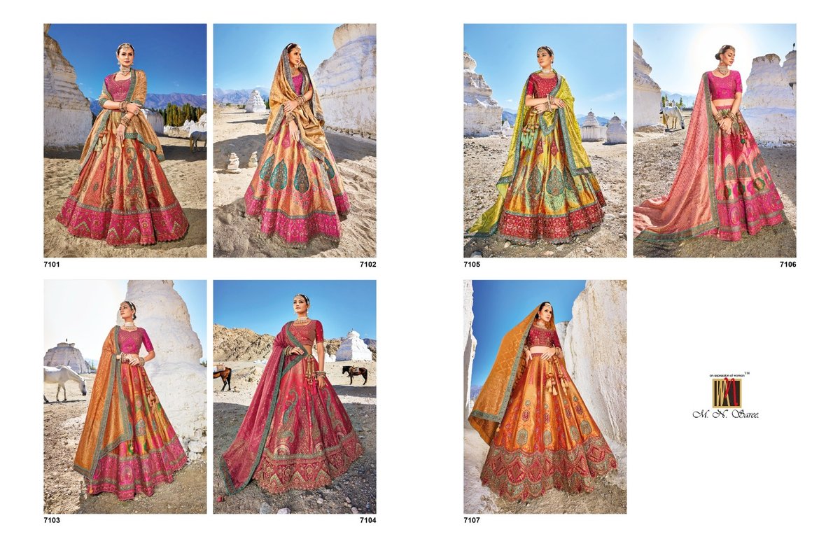MN Lehenga 7101-7107 Series 8