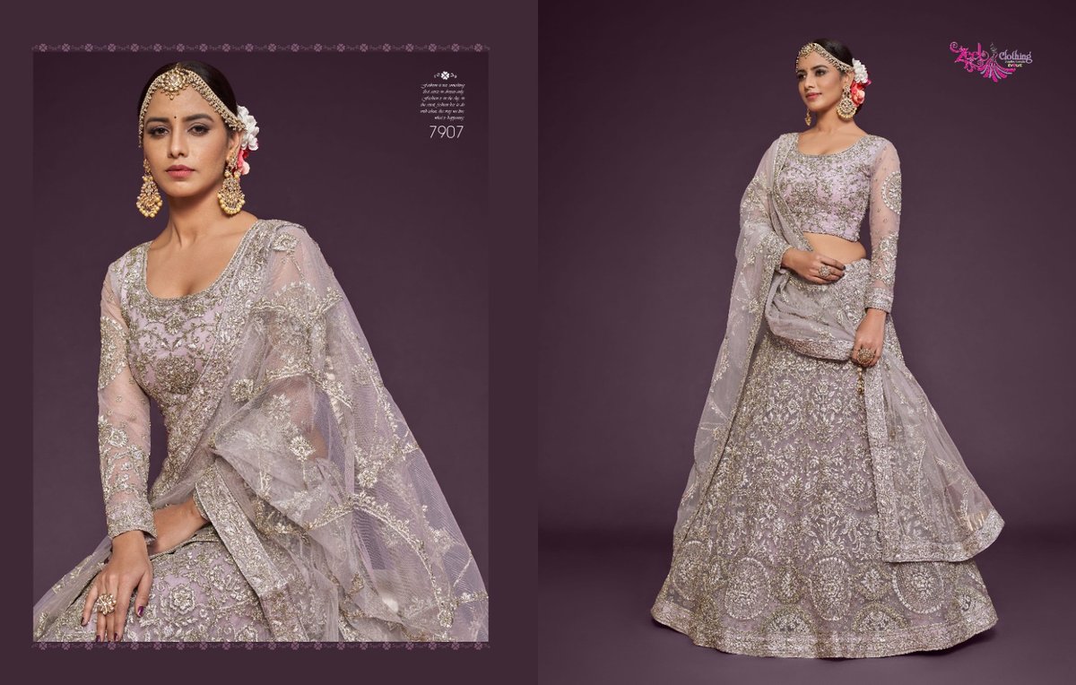 Zeel Clothing The Shimmers Vol-1 7901-7909 Series 7