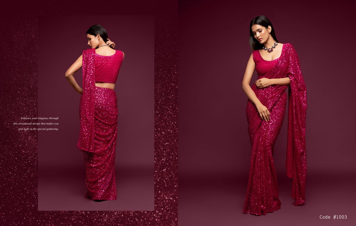 ZEEL CLOTHING THE STARLIT SAREES VOL-1 1001 TO 1012 3