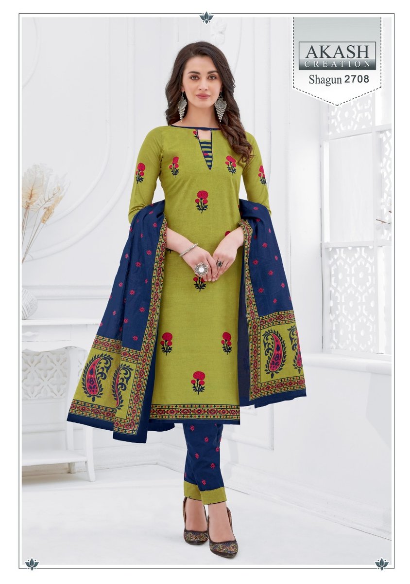 Akash Creation Shagun Vol-27 2701-2725 Series 8
