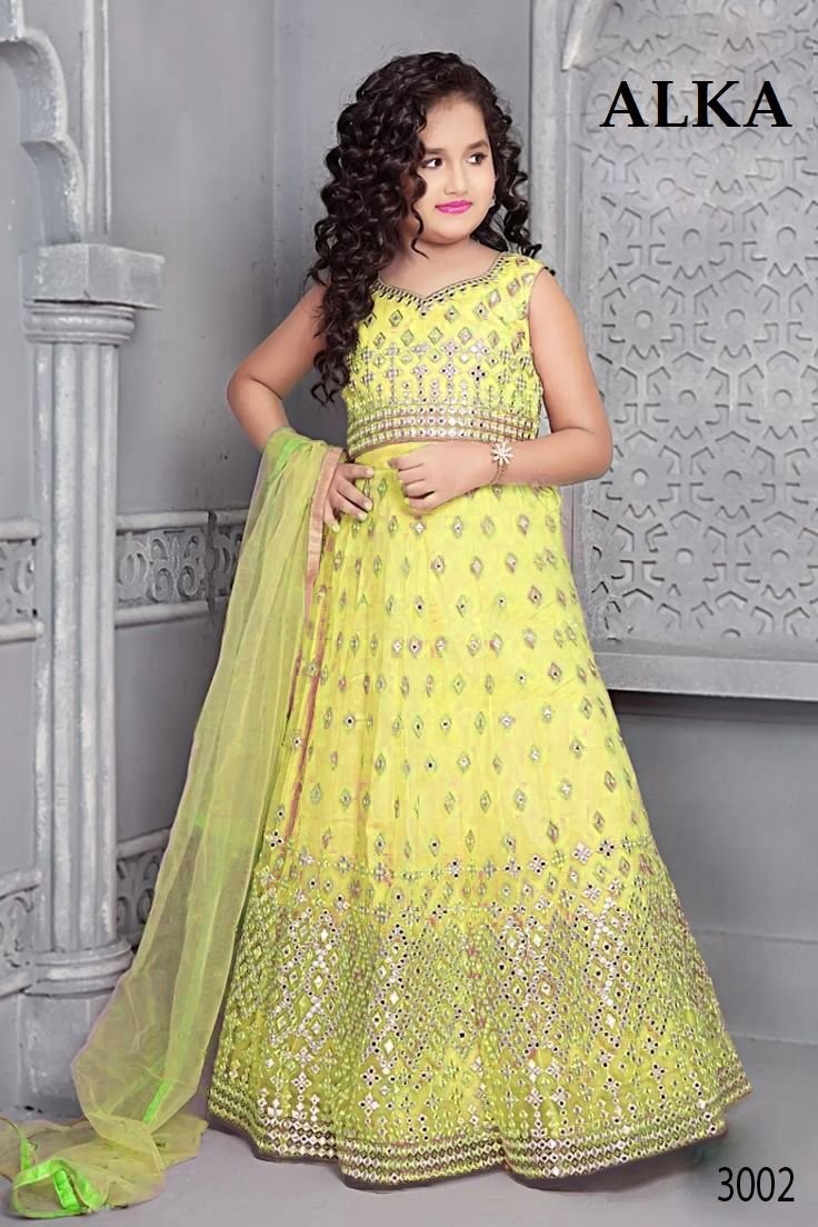 Alka Kidswear Lehenga 3001-3004 Series 3