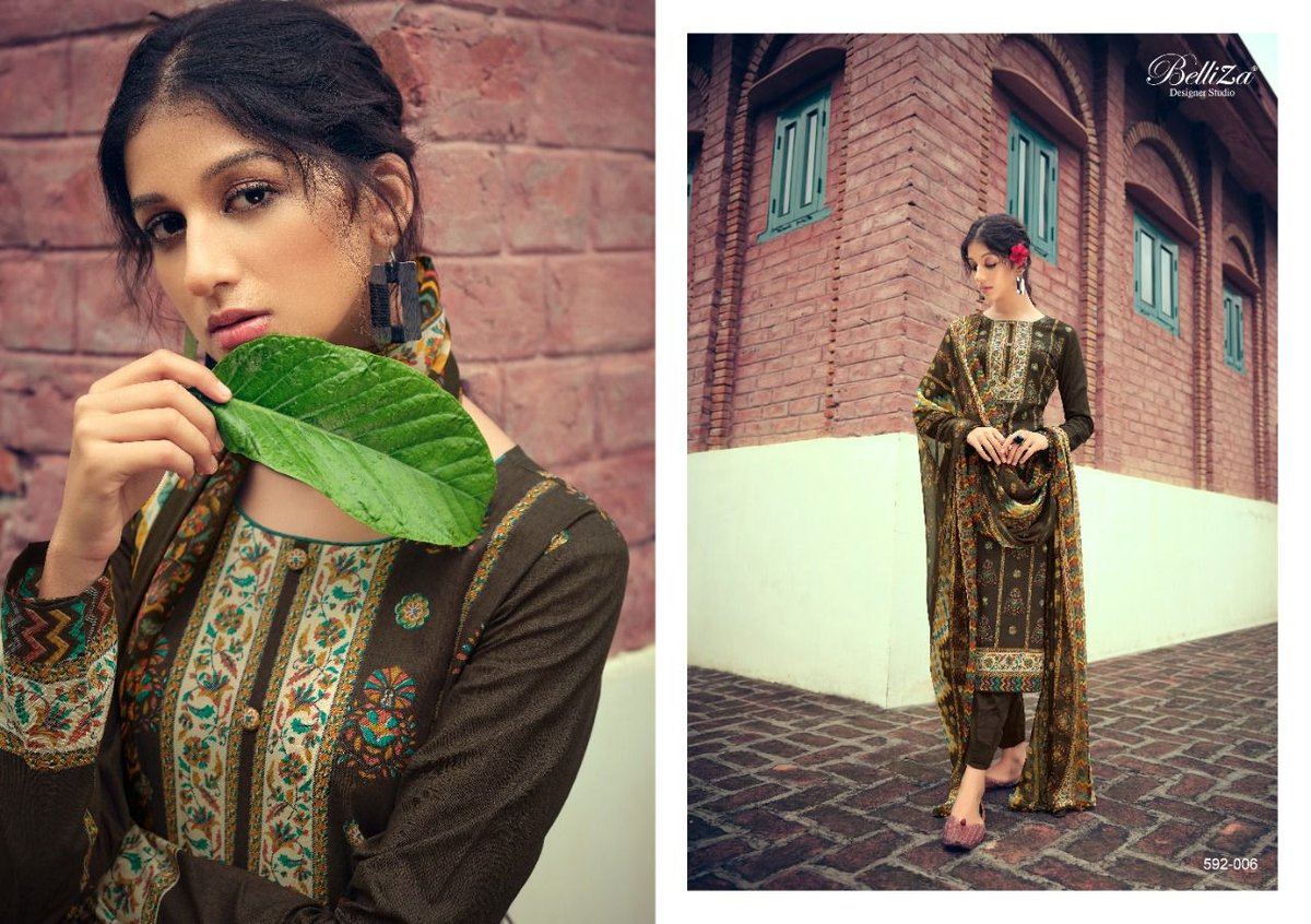 Belliza Designer Nainpreet 592-001 to 592-010 Series 6
