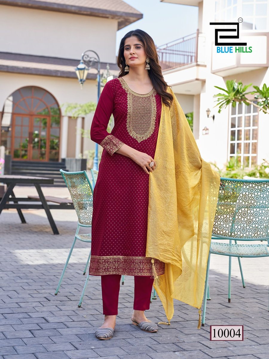 BLUE HILLS ROYAL TOUCH VOL-10 10001 TO 10008 4