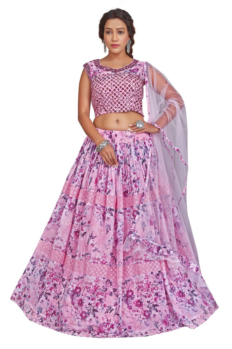 Aamoha Trendz Ready Made Designer Crop Top C-1922 Colors 2