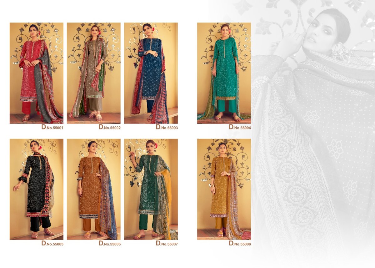 Ankit Textiles Sabrang 55001-55008 Series 9