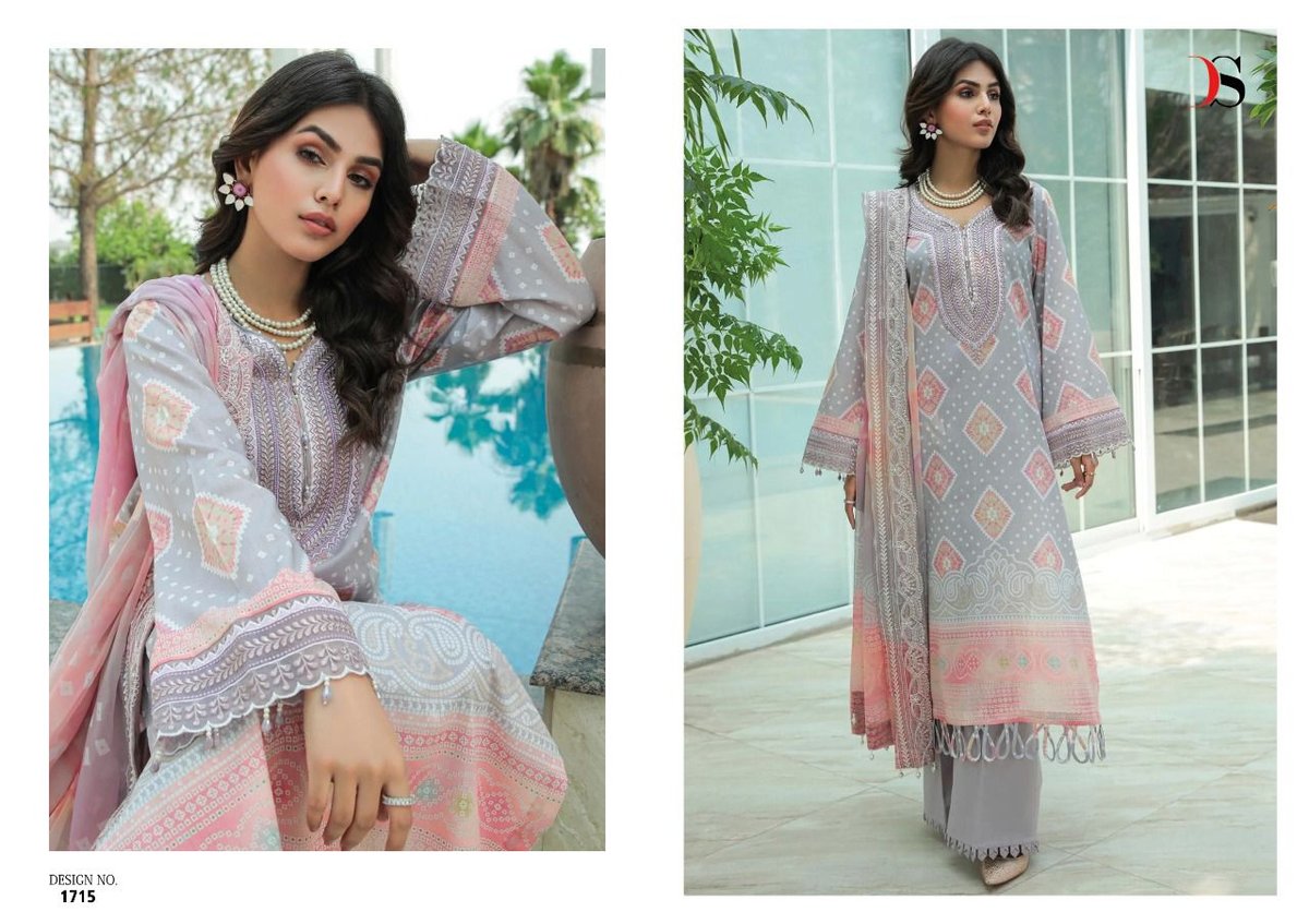 Deepsy Suits Chunari Lawn 1711-1718 Series 5