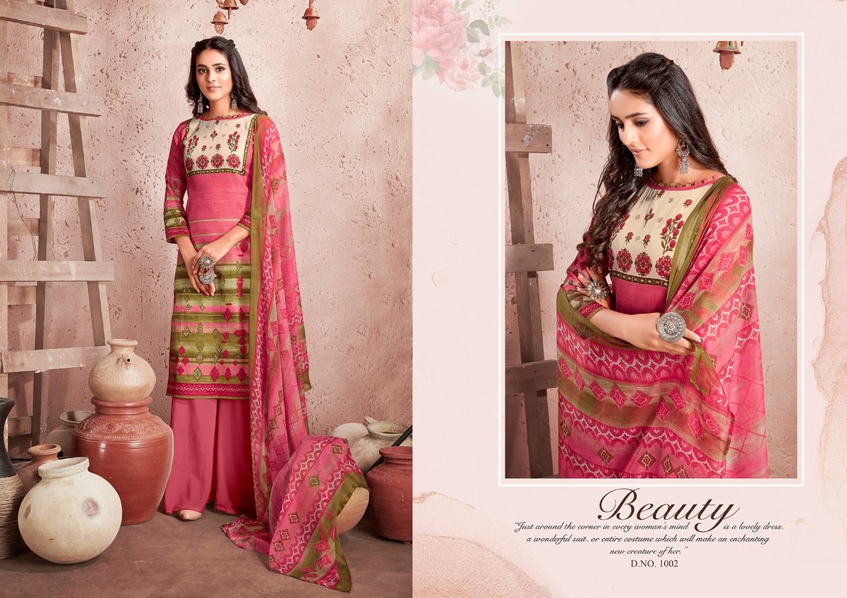 Anita Silk Kesariya Heena 1001-1008 Series 2